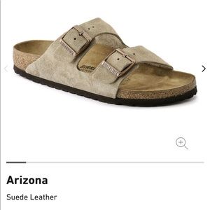 TAUPE SUEDE LEATHER BIRKENSTOCKS- women’s 7
